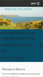 Mobile Screenshot of penvose.co.uk