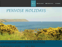 Tablet Screenshot of penvose.co.uk